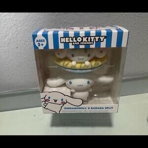 Hello Kitty And Friends Figurine Set - Cinnamoroll & Banana Split
